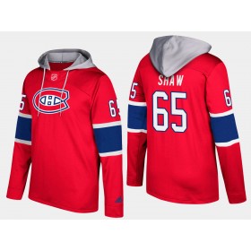 Herren Montreal Canadiens Andrew Shaw 65 N001 Pullover Hooded Sweatshirt